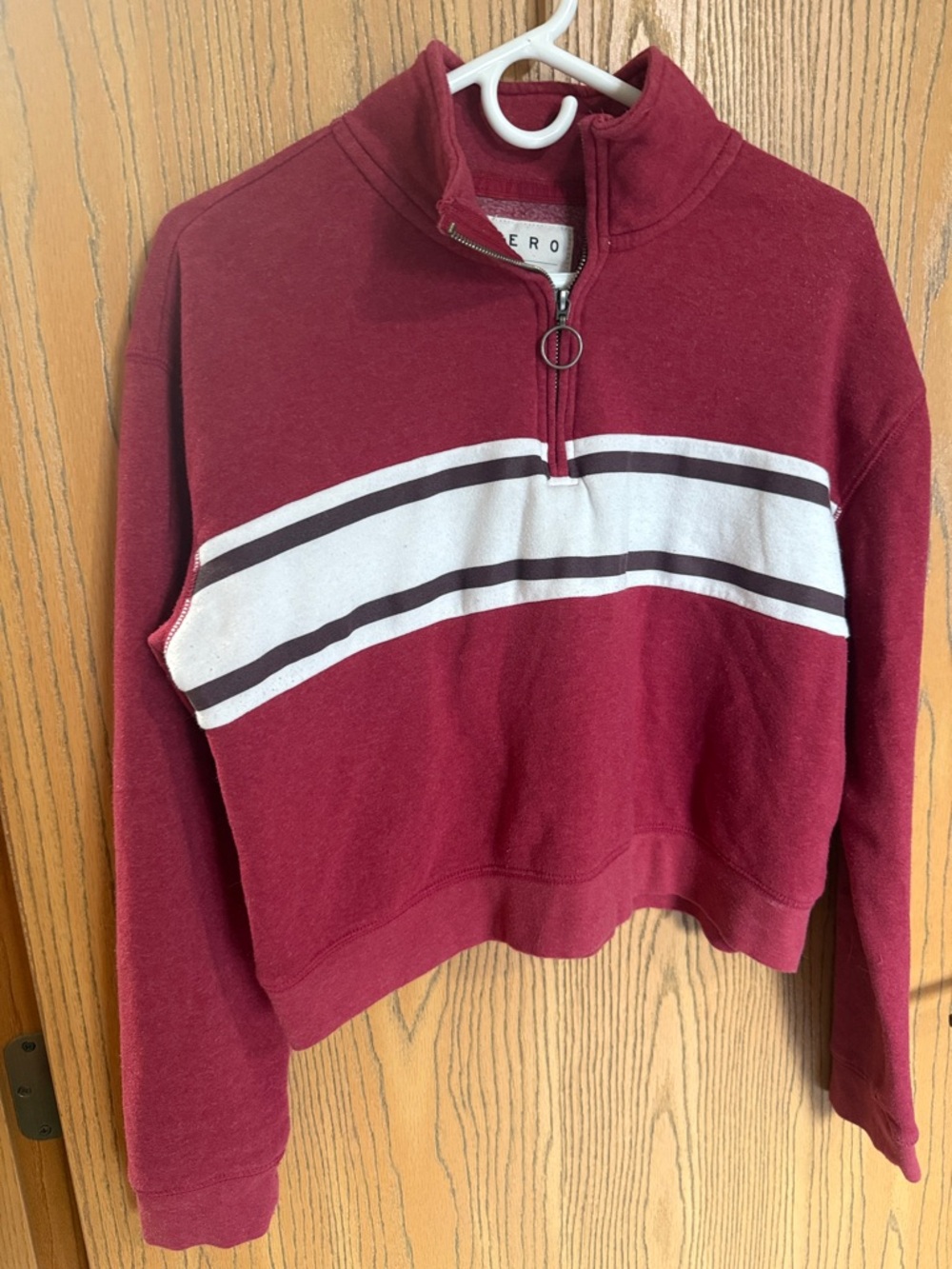 Aero Half-Zip Quarter-Zip Cropped Sweatshirt